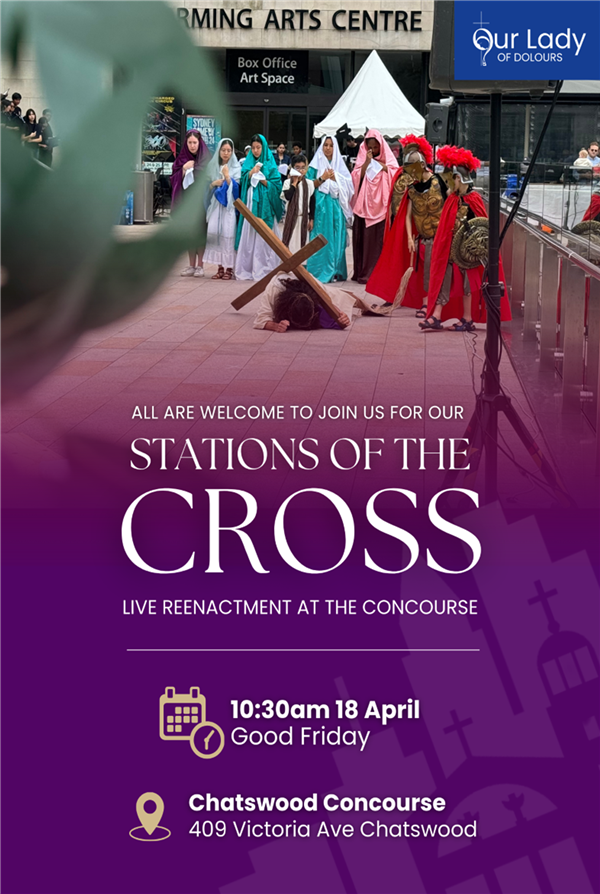 Stations of the Cross on the Concourse