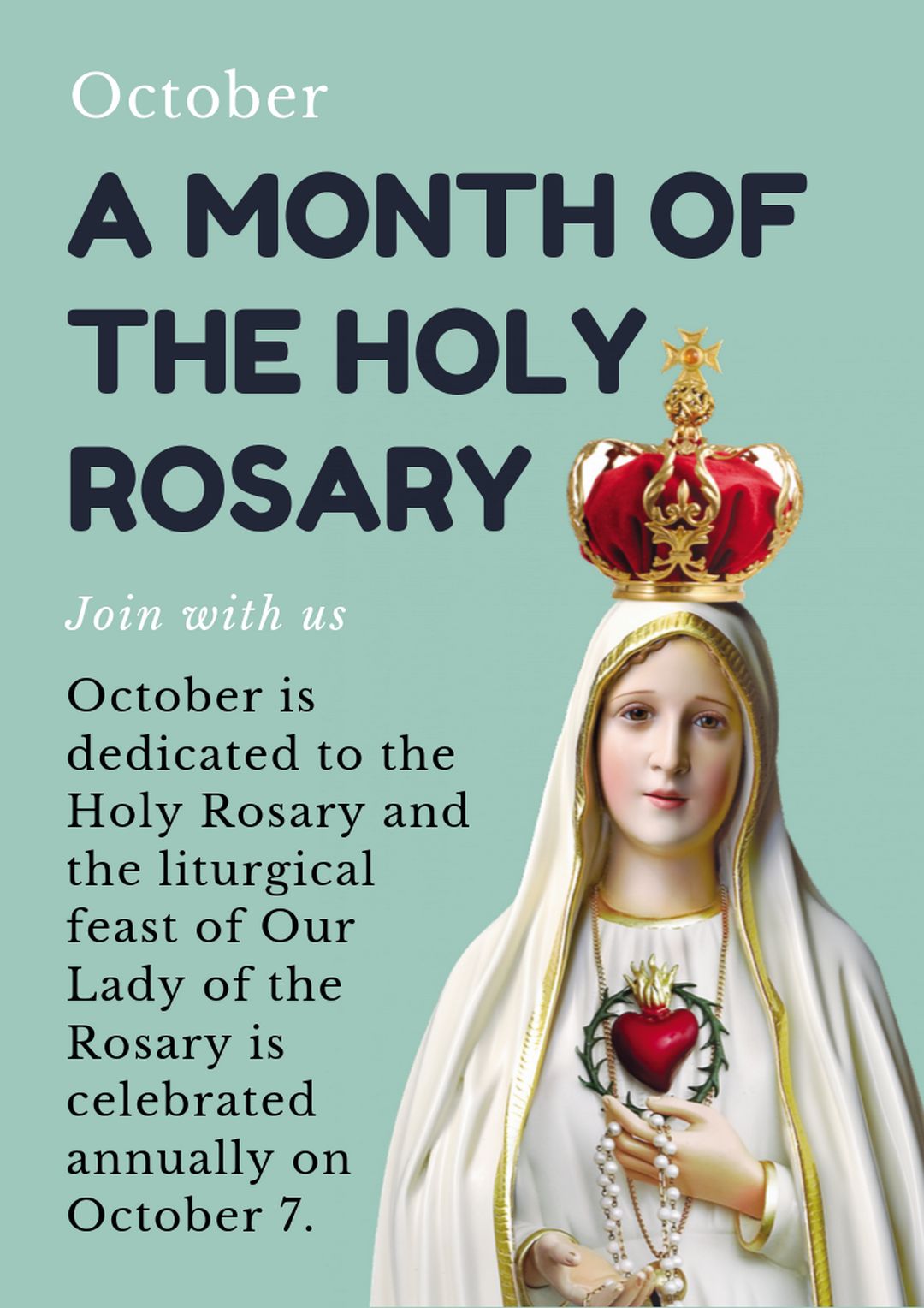 Month of the Holy Rosary Catholic Diocese of Broken Bay