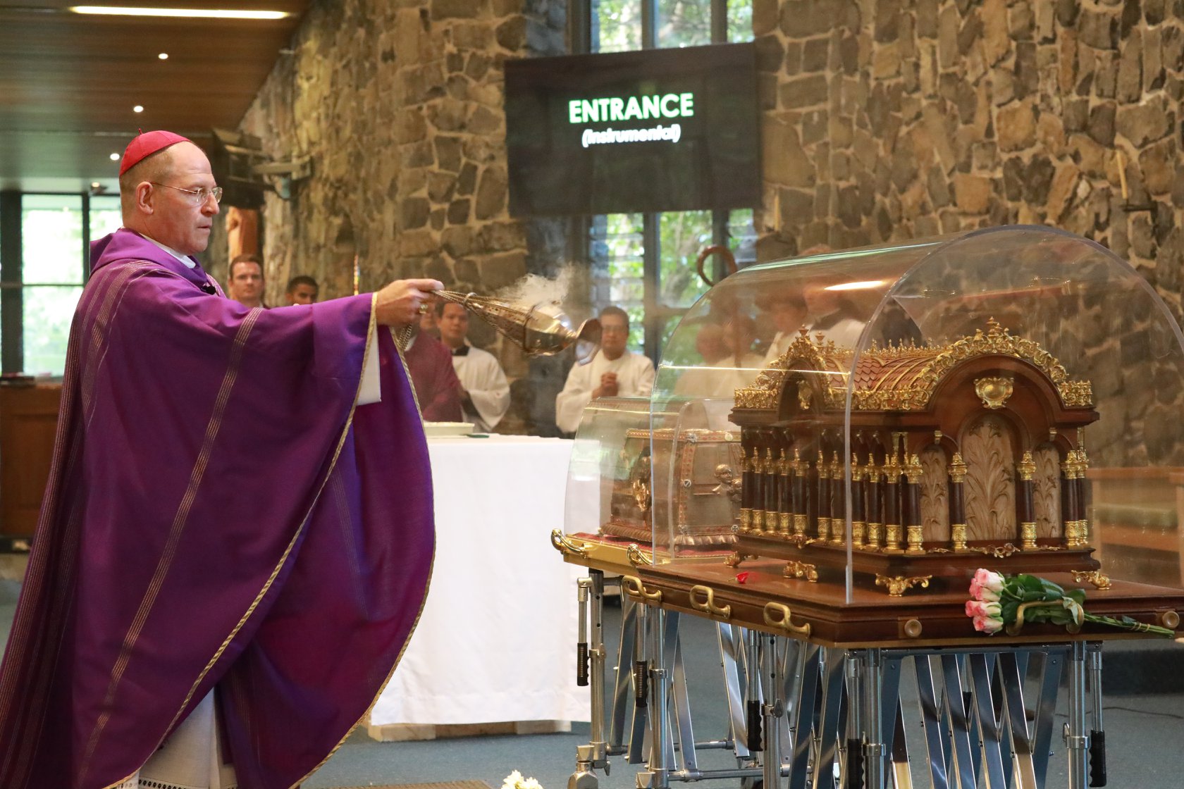 Bishop Incensing Relics