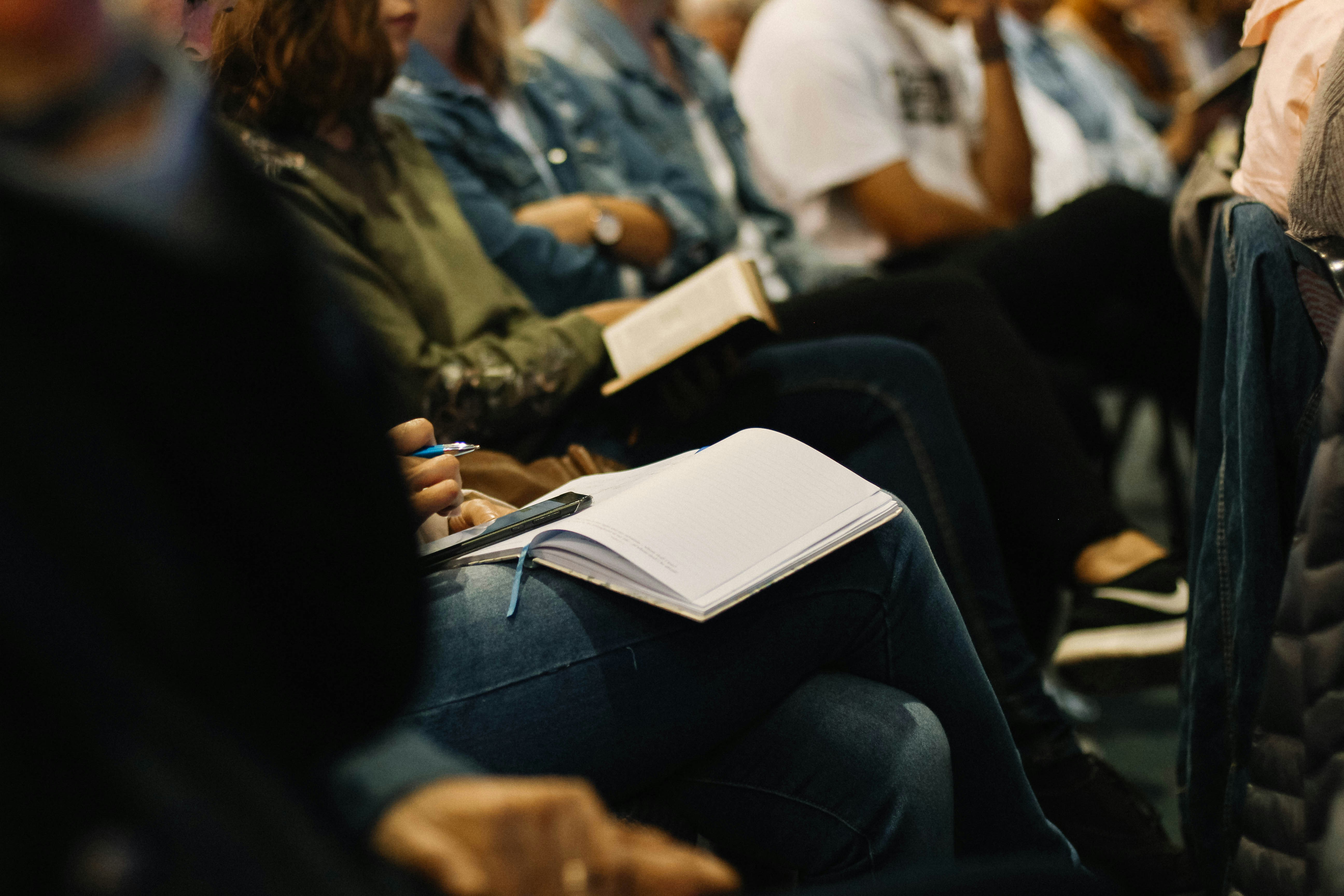 group of people seated