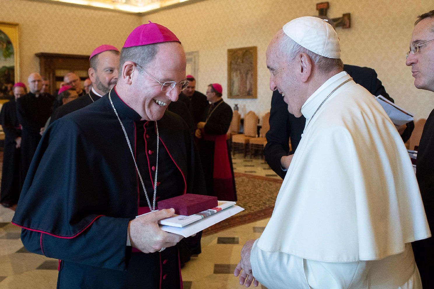 Pope Francis and Bishop Anthony 