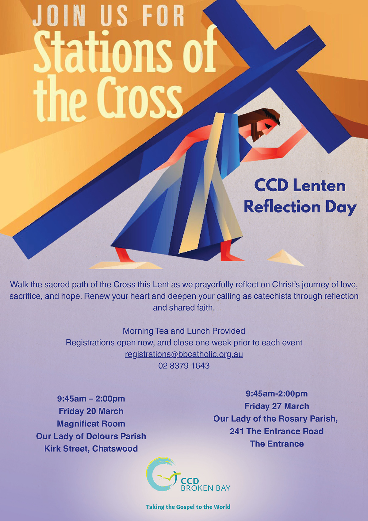 Lenten Reflection Days Poster
