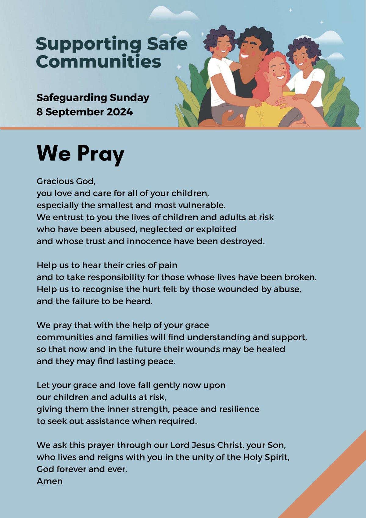 Safeguarding Sunday 2024 block