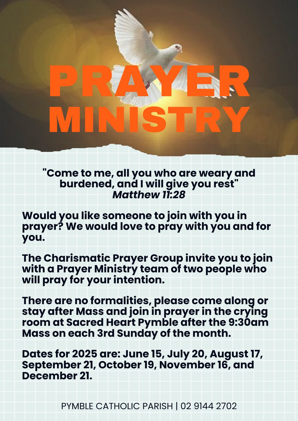 Prayer Ministry block 2