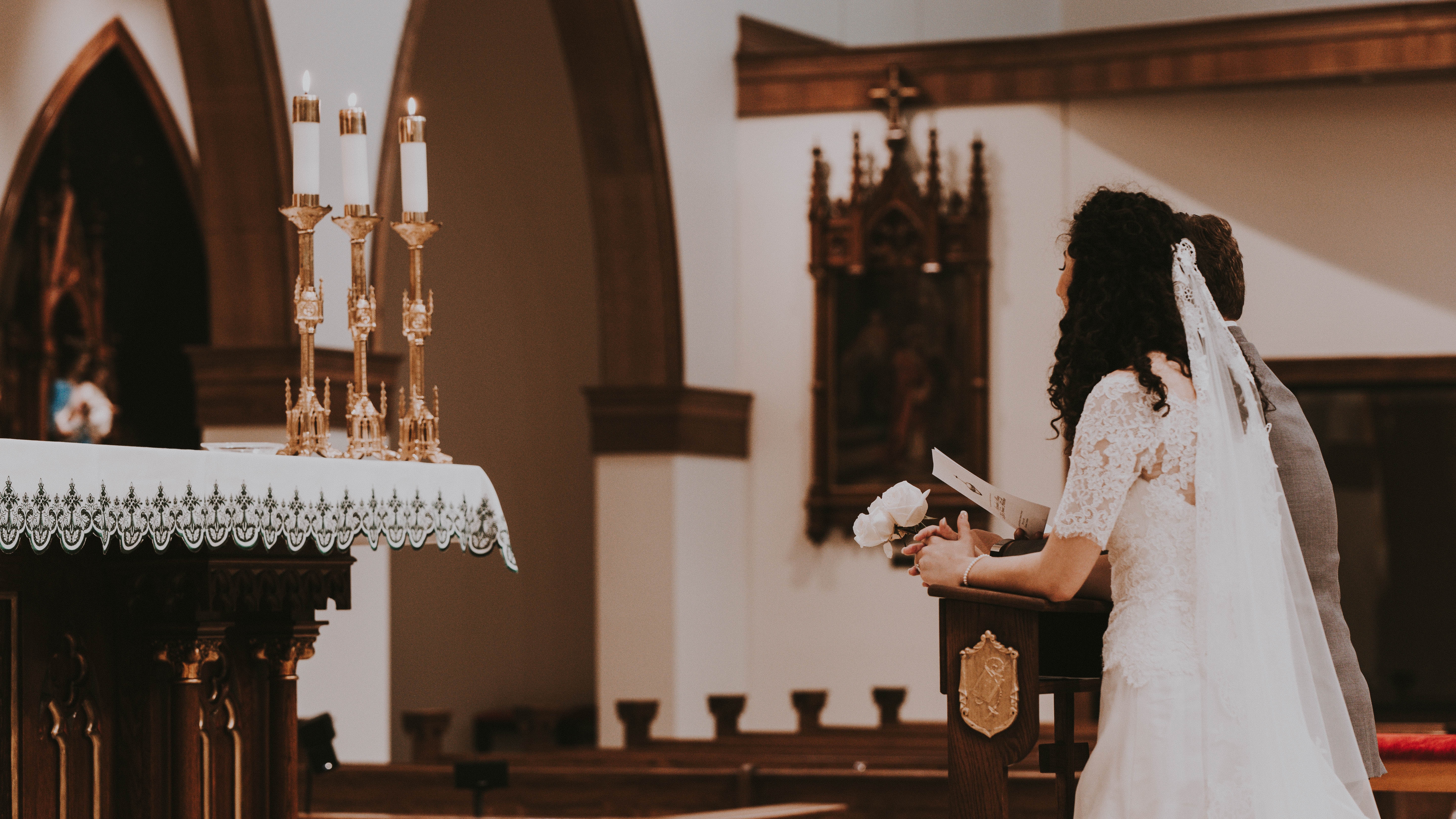 Marriage--couple-church