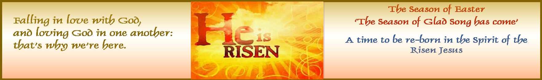 Front page banner  Easter