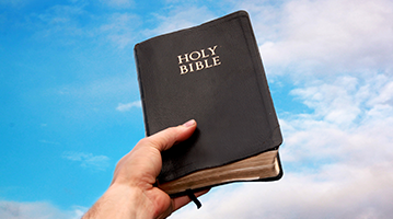 Bible in sky artwork